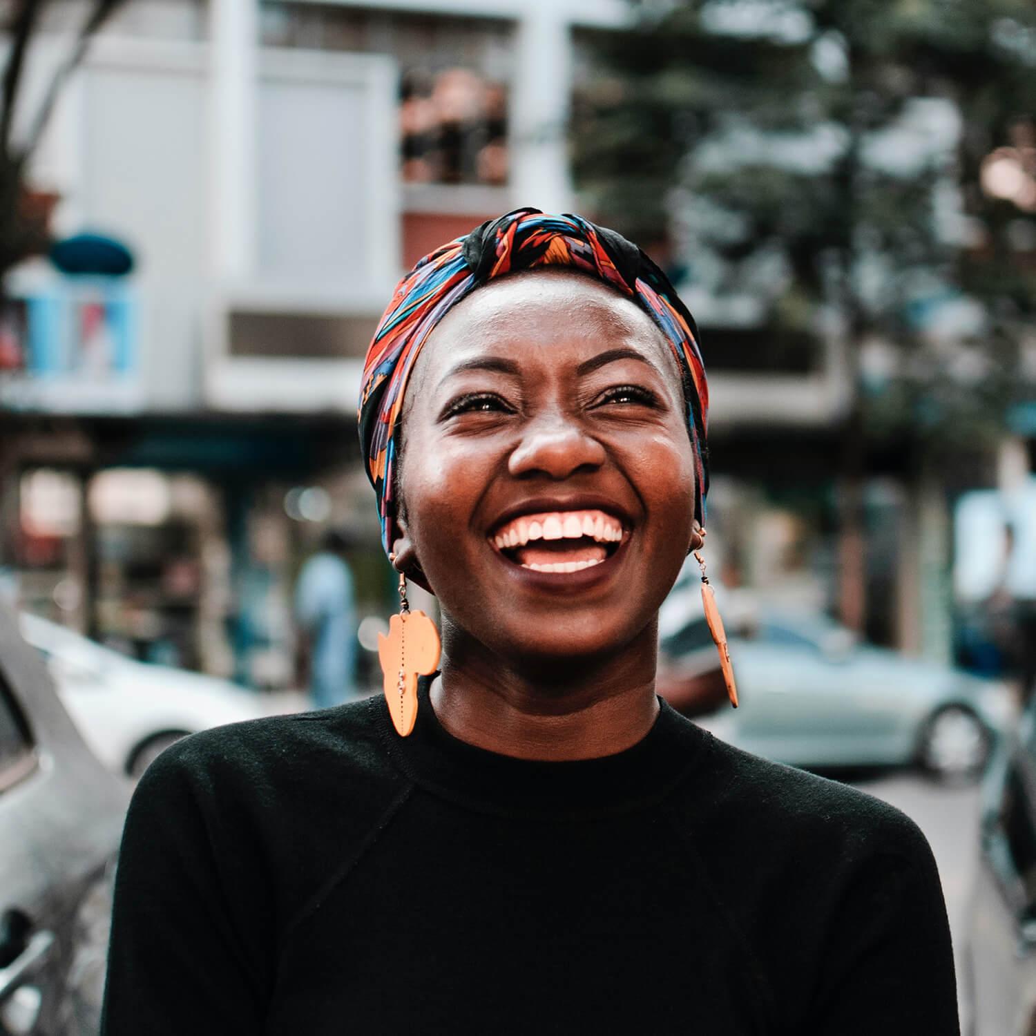 woman wearing headscarf